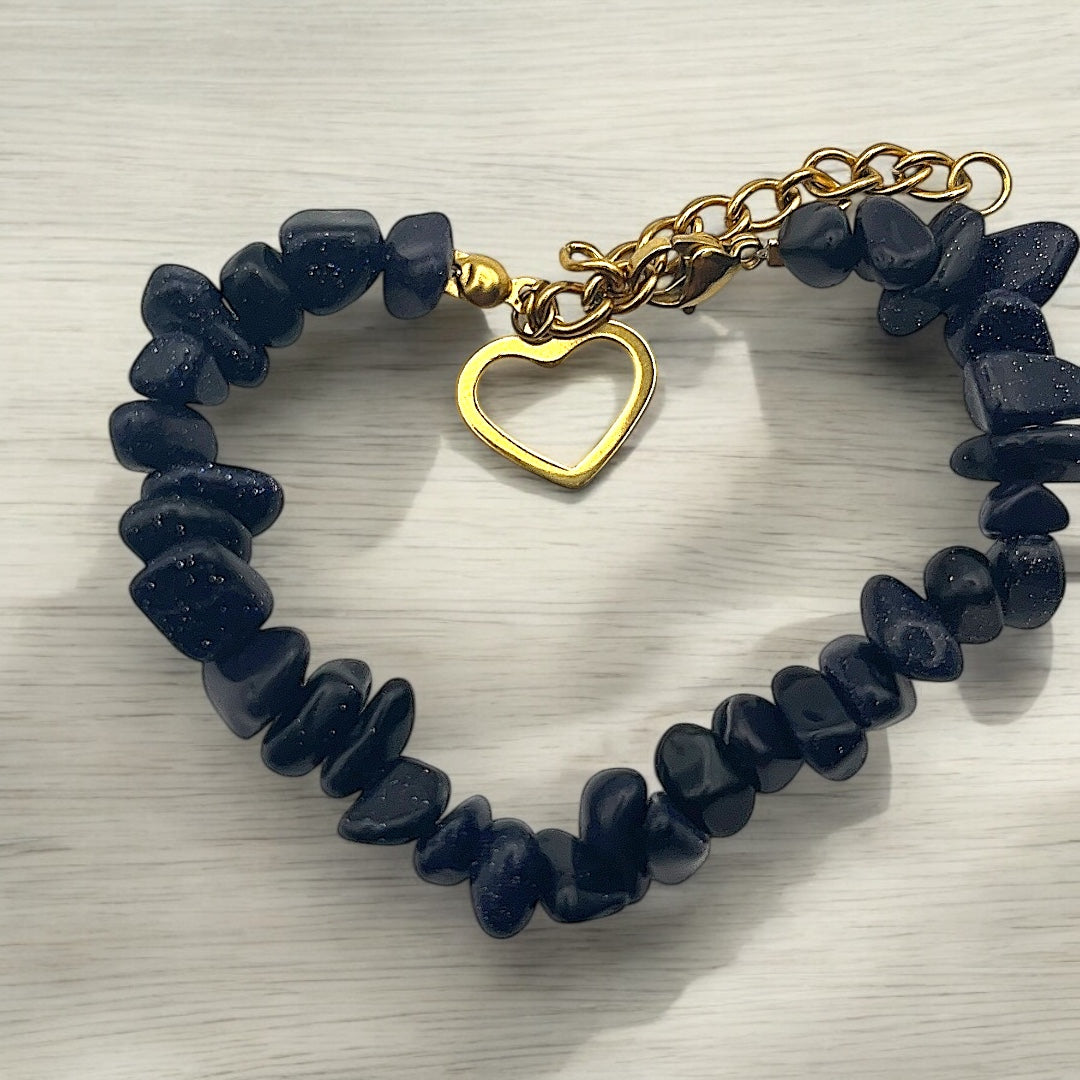 Pulsera de Piedra lluvia de Estrellas