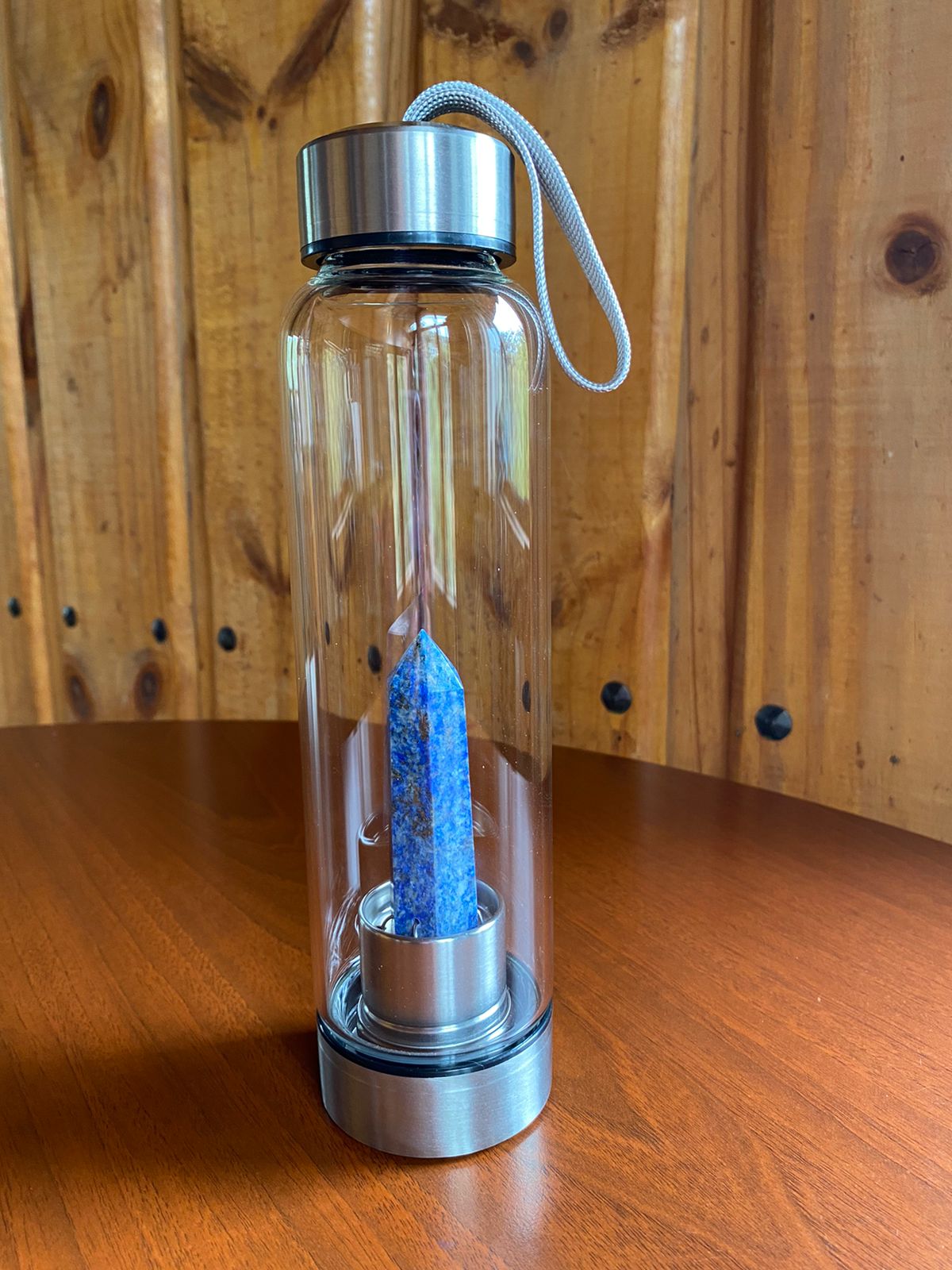 Botella de Cristal de Lapislázuli