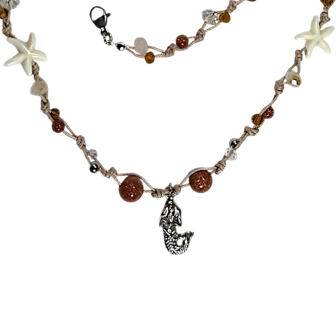 Collar de Piedra Sol con Cristales