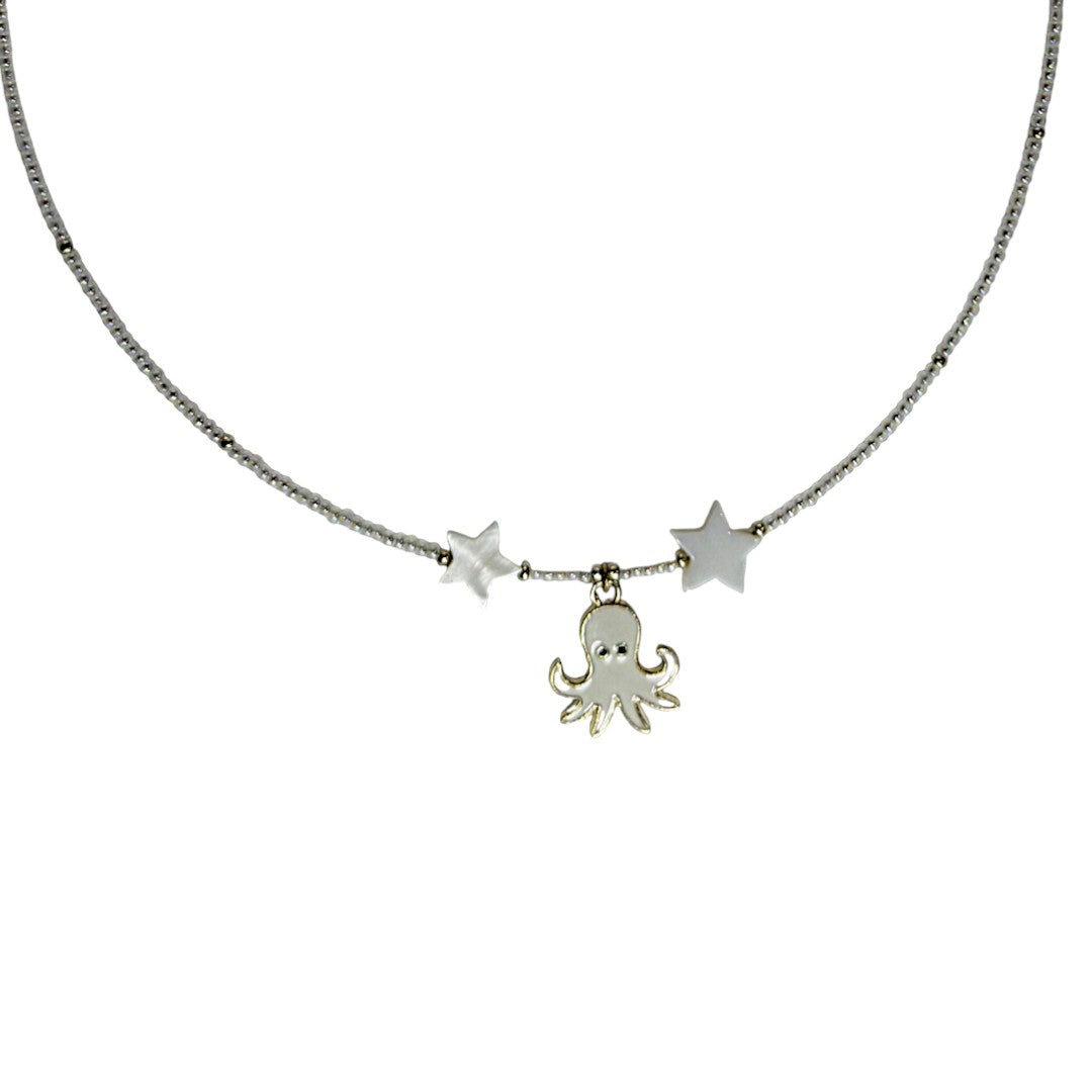 Collar Choker con Pulpo
