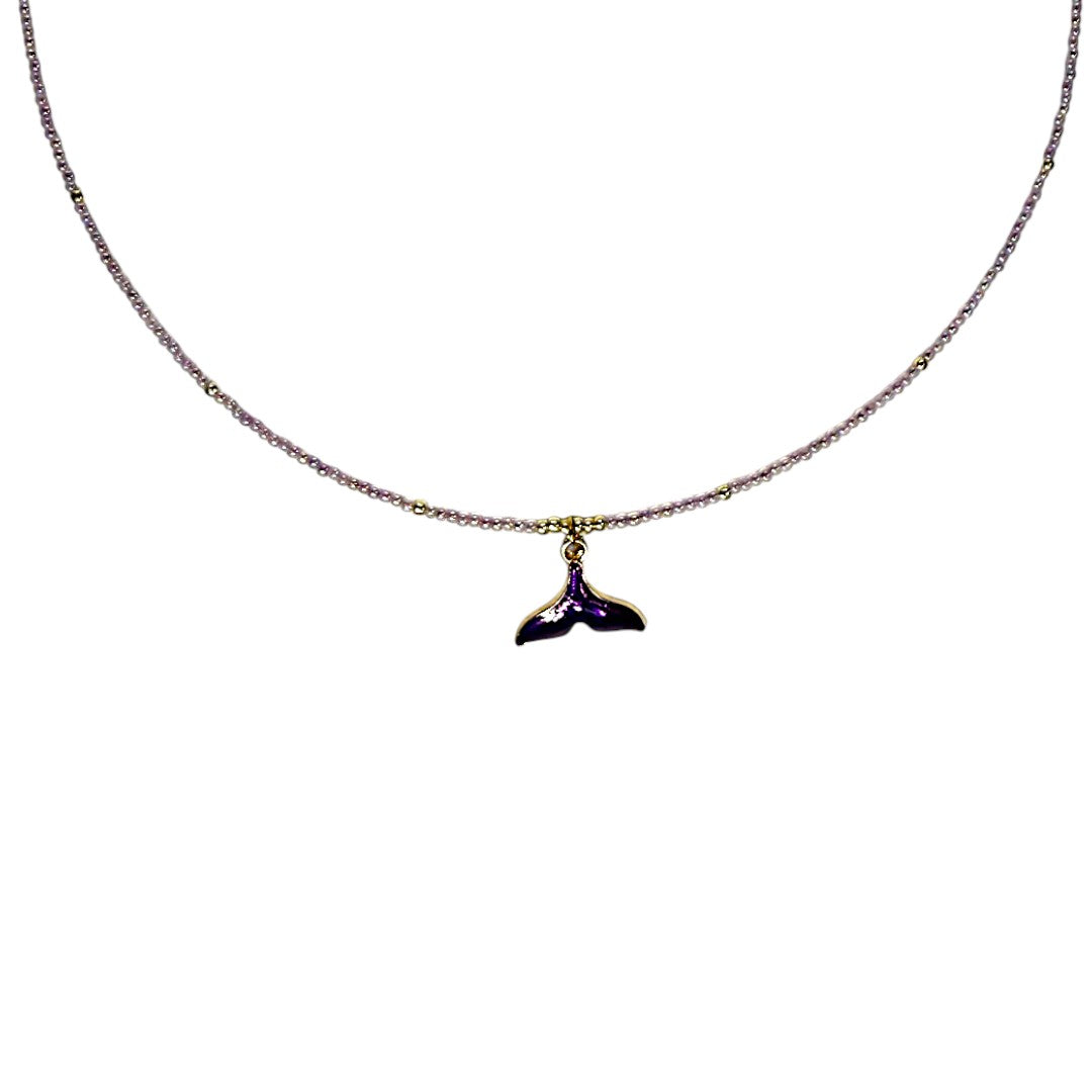 Collar Choker con Cola de Ballena