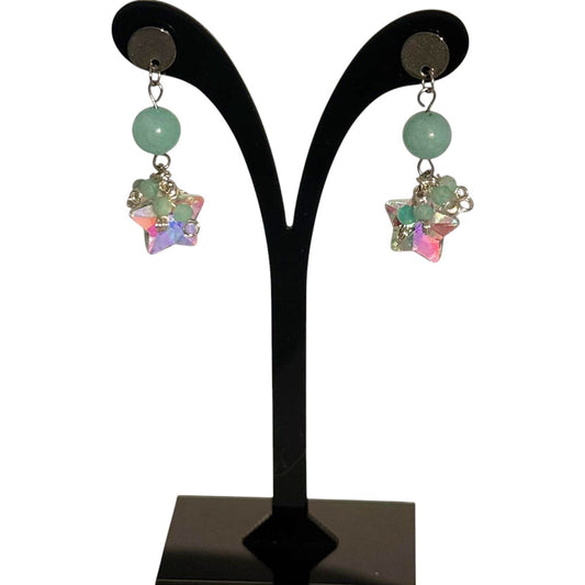 Aros de Turquesa y Estrella