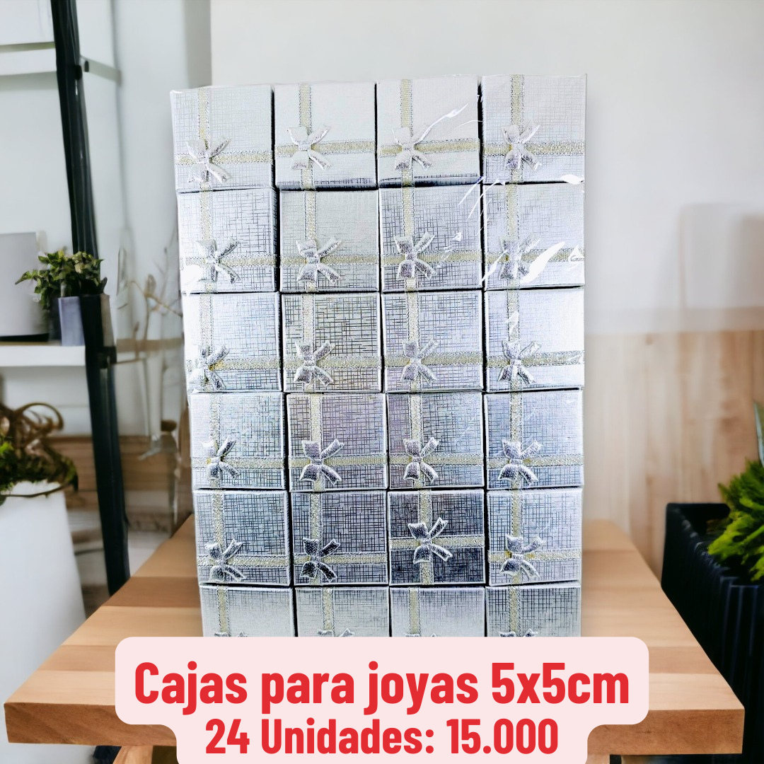 Cajas para Joyas 5x5cm