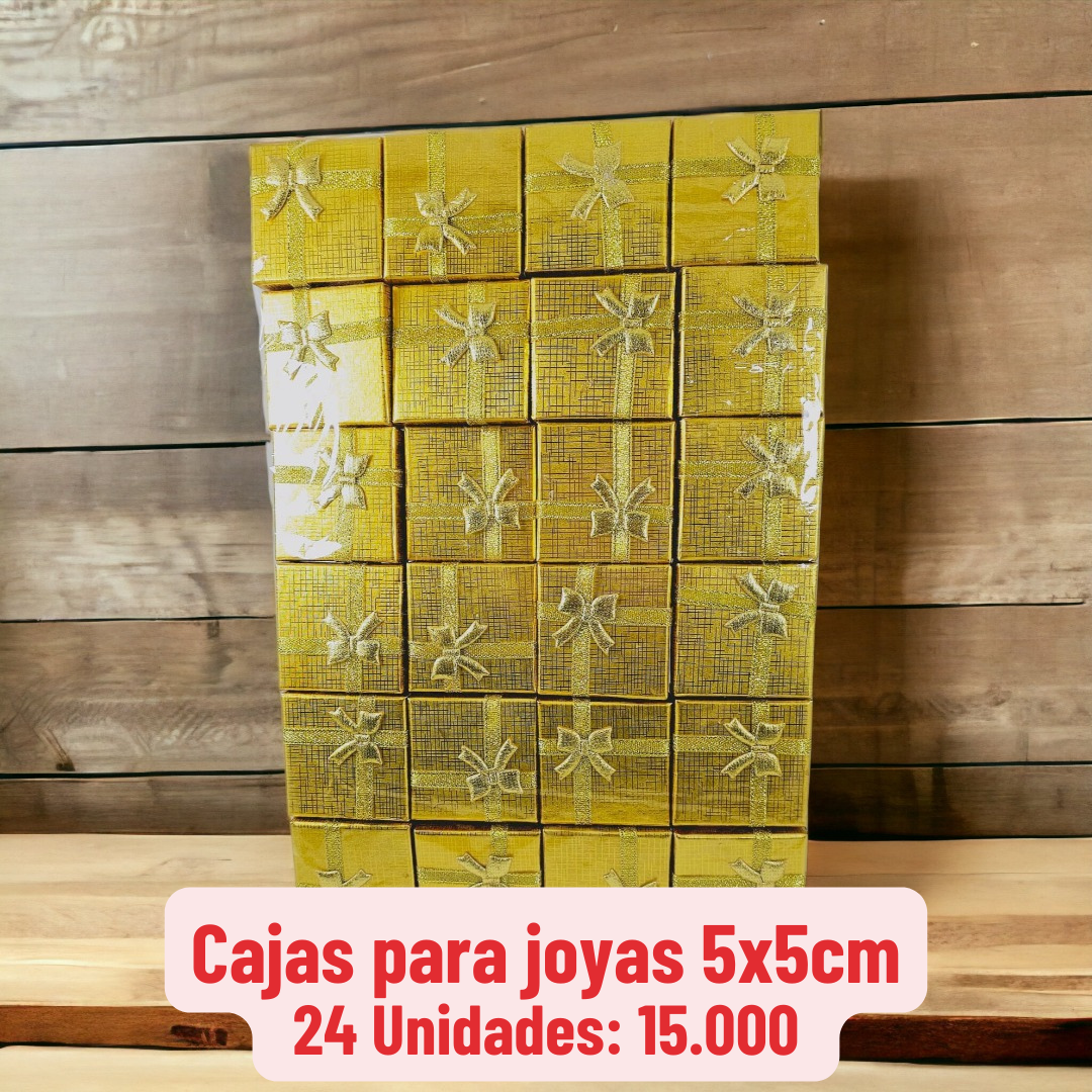 Cajas para Joyas 5x5cm