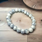 Pulsera de Howlita Blanca