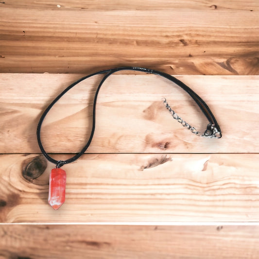 Collar con Cuarzo Cherry