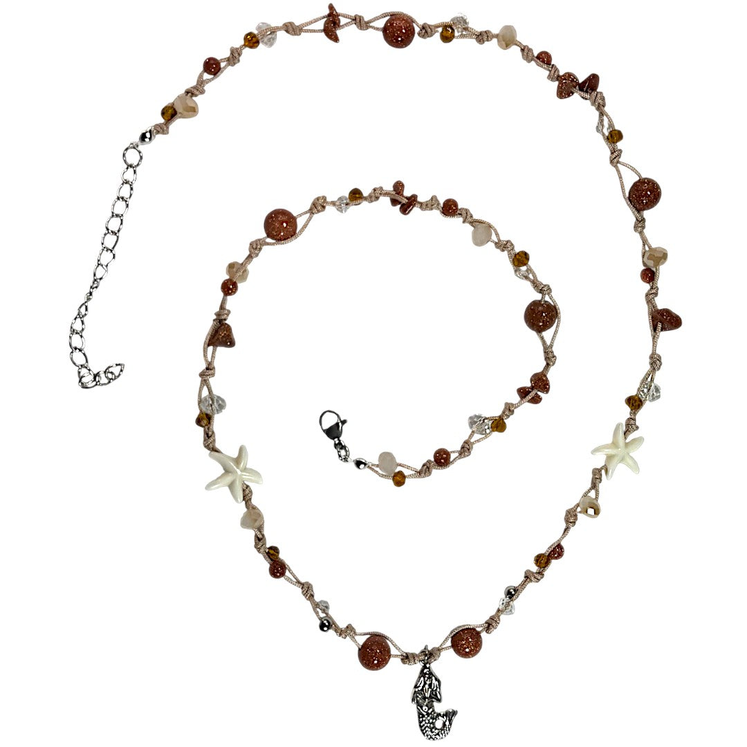 Collar de Piedra Sol con Cristales