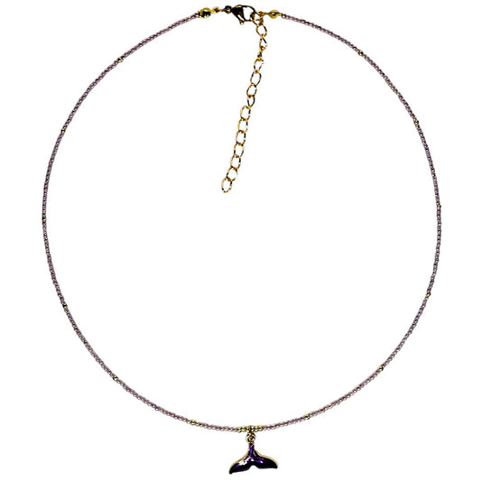 Collar Choker con Cola de Ballena