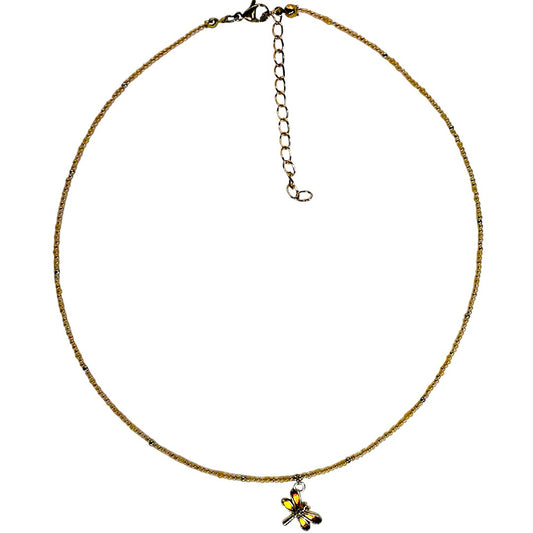 Collar Choker con Libélula